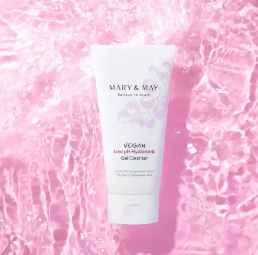 ​Mary&May Vegan Low pH Hyaluronic Gel to Foam cleanser 150ml